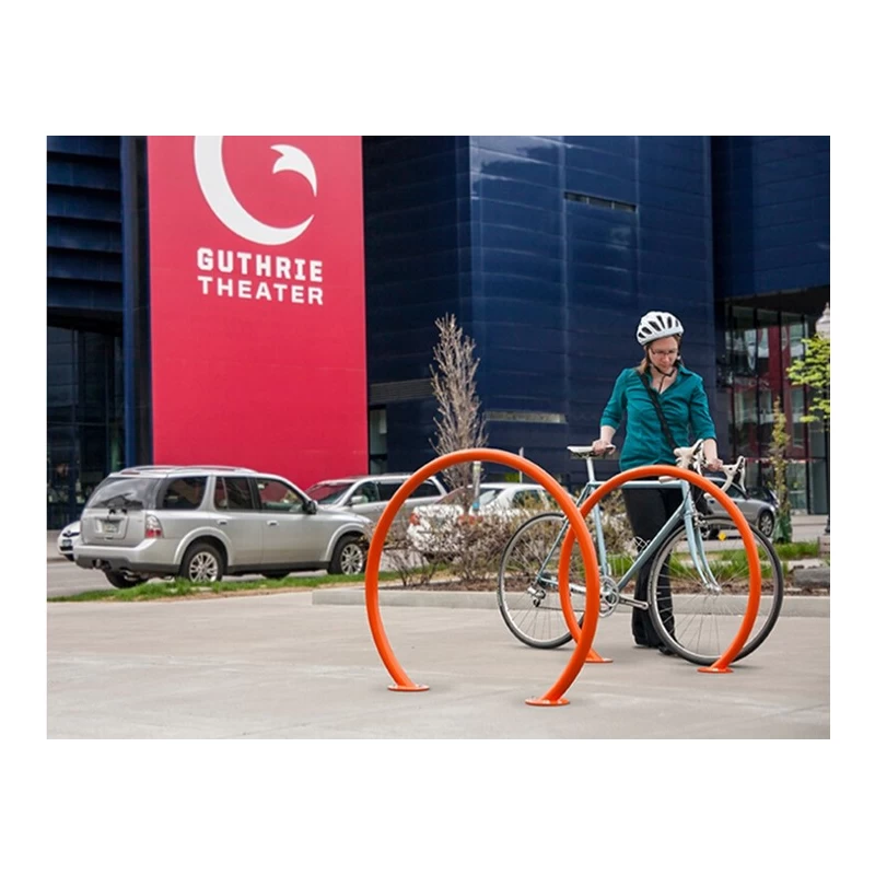 China strong and durable outdoor circle bike rack manufacturer