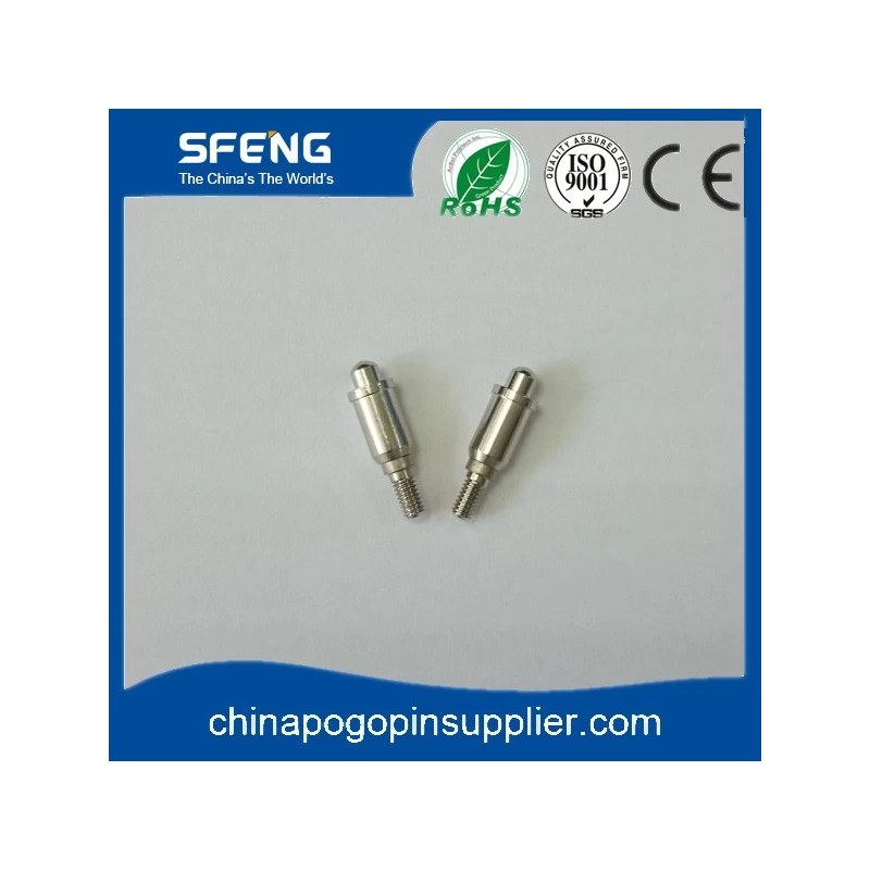 China 100% inspected pogo pin with thread manufacturer