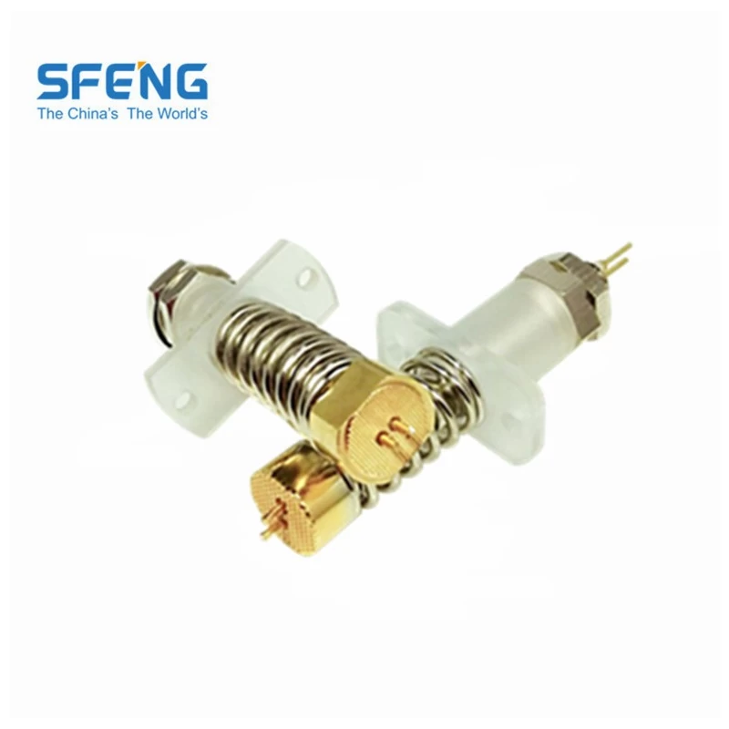 China 30A high current test probe pin brass contact Pogo pins manufacturer
