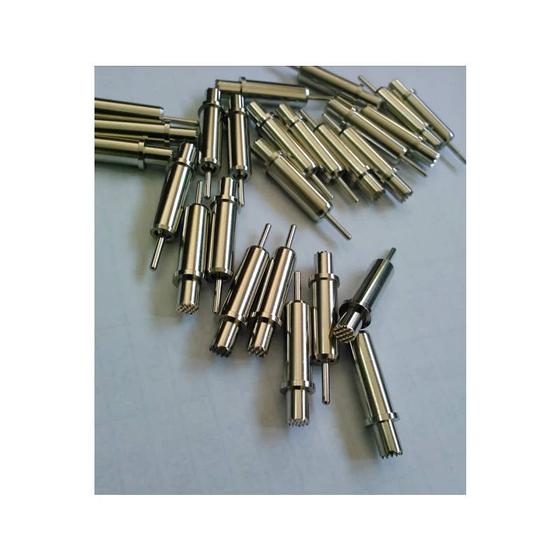 China Brass charging pogo pin with nickel plating manufacturer
