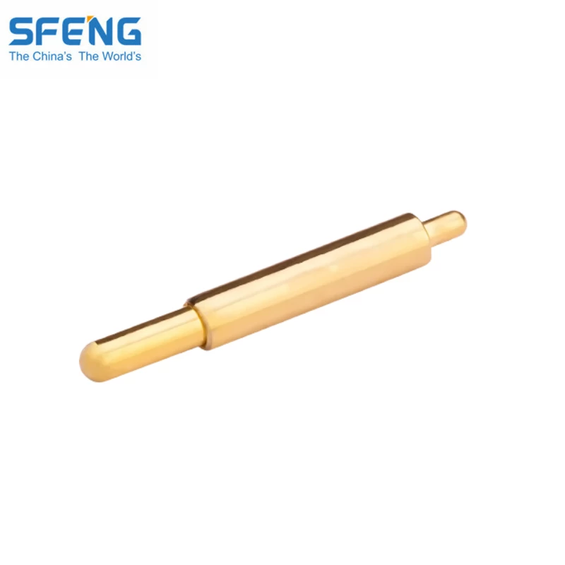China Brass copper gold plated circular spring loaded pogo pin manufacturer