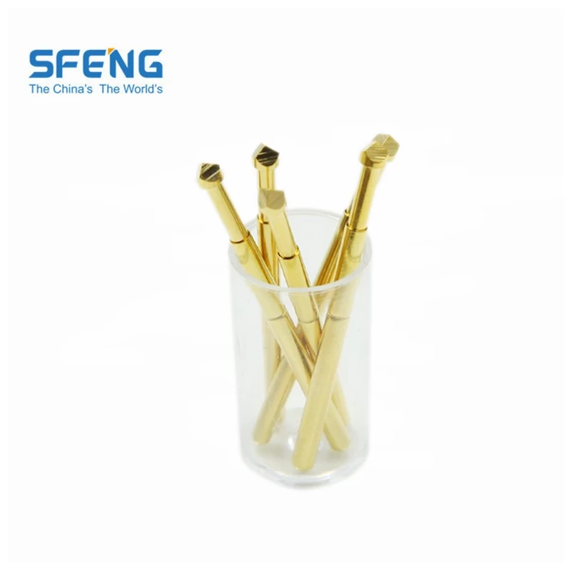 China SFENG brass material spring contact probe pin P100-A manufacturer