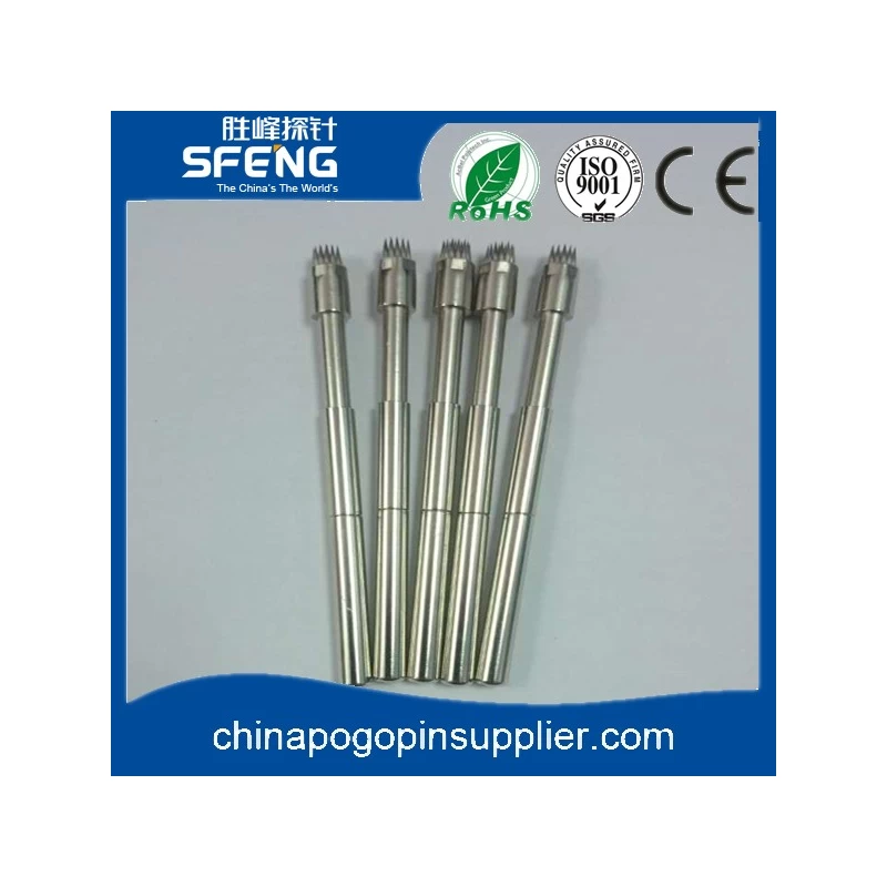 China Brass nickle-plated test probe with 19 pins manufacturer