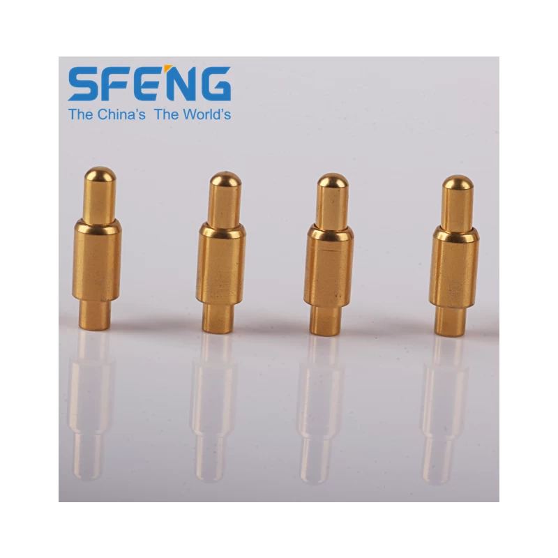 China Brass spring loaded pogo pin connector/brass contact pogo pin manufacturer