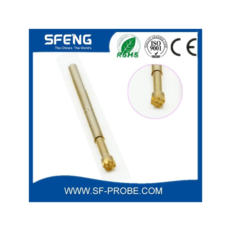 China China best price copper AU plated probe pin pogo pin used in testing manufacturer