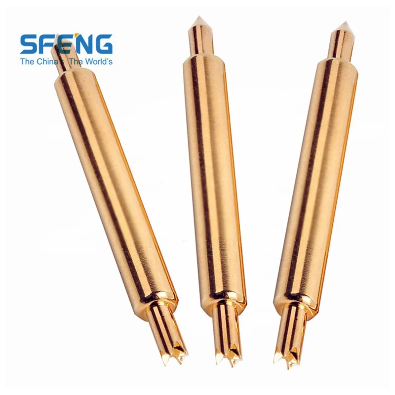 China Double ended pin contact pogo pin SF-PPA0.31 BY 6.3-BB manufacturer