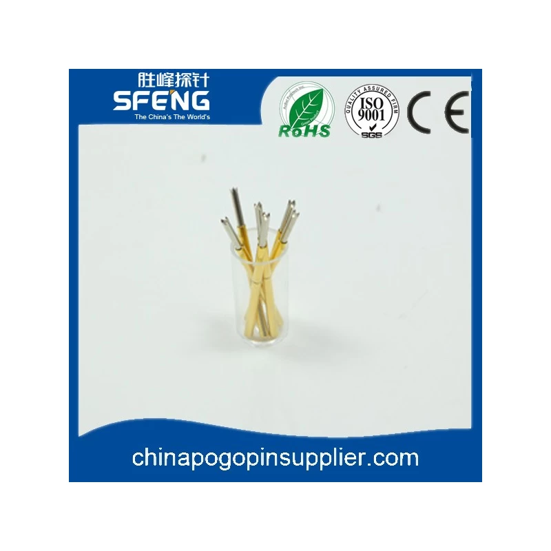 China FCT test probe brass contact pogo pin manufacturer