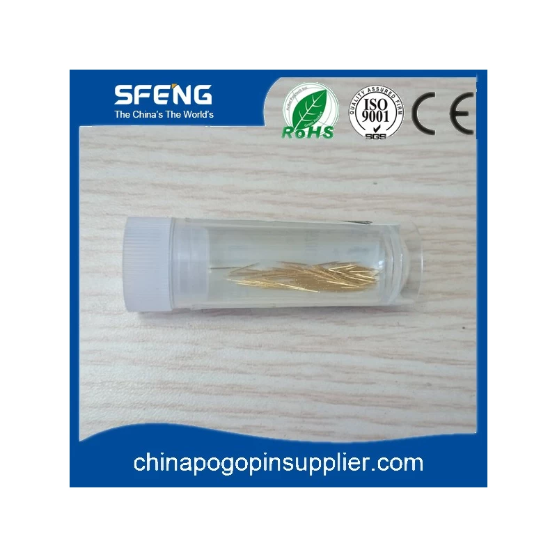 China High Precision Gold Plated Brass Pogo Pin,Double Head Pins manufacturer