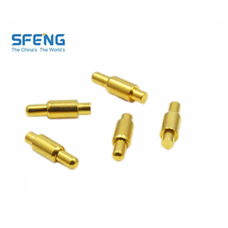 中国 High precision pogo pin battery connector SF6922 Au plated 制造商