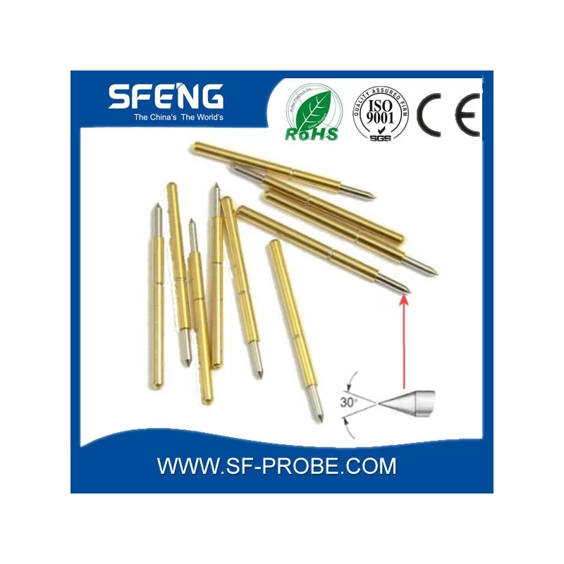 China Jiangsu spring loaded test probe pogo pin with lowest price manufacturer