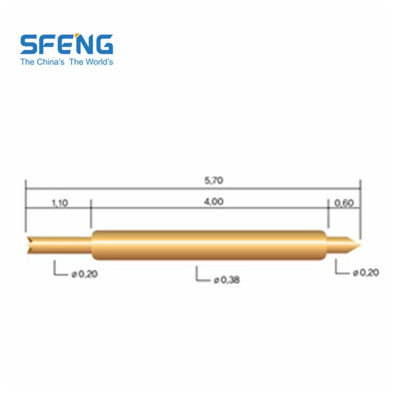 China Low price Becu double head pogo pin SF6623 manufacturer