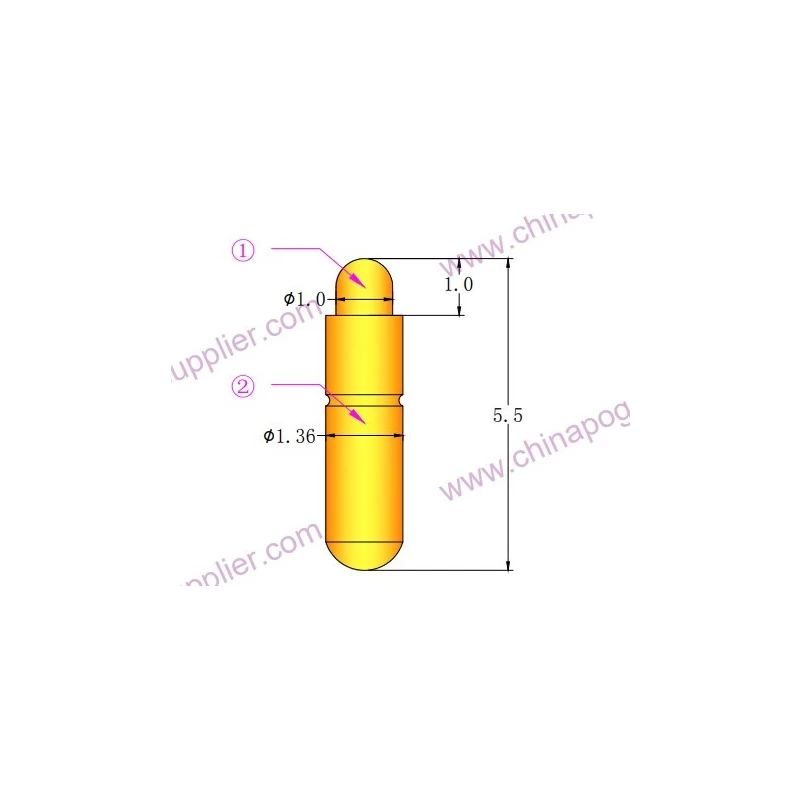 China SFENG High Quality Spring loaded Pogo Pin PA160-J manufacturer