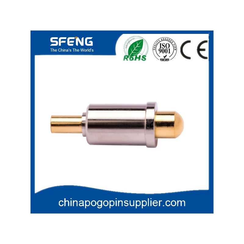 China Precision Machined 100% Inspected Brass Pogo Pin,Low-resistance Spring Pin,Magnetic Connector For Wearable Devices manufacturer