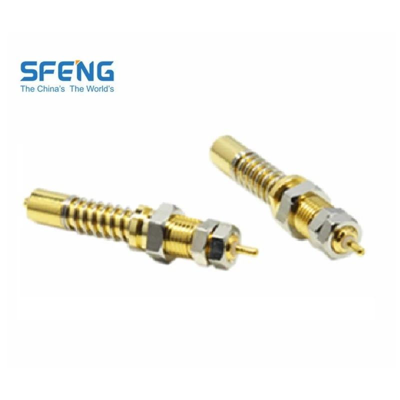 中国 SFENG brass plated 32A high current test pin with best quality 制造商