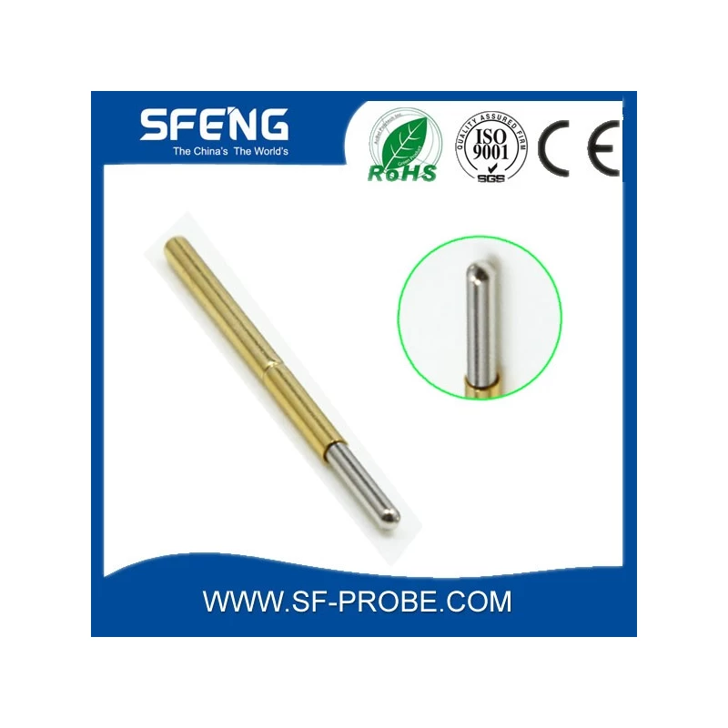 China Suzhou gold plated pin brass pogo pin with best quality manufacturer
