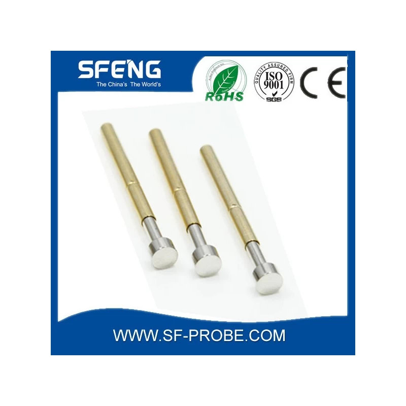 China Suzhou shengteng copper pin au plated PCB test probe pin manufacturer