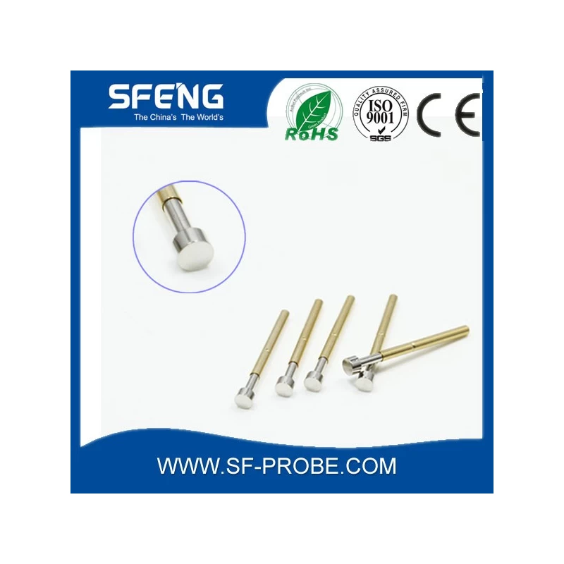 China Suzhou shengteng copper pin au plated PCB test probe pin manufacturer