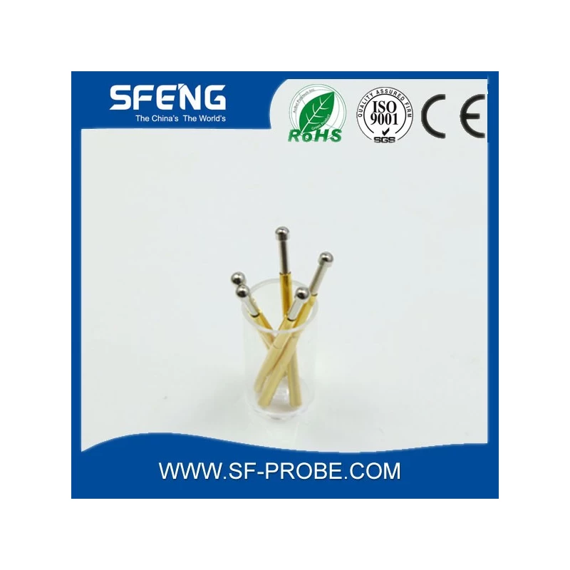 China best quality brass gold plated pogo pin test probe for ICT testing manufacturer