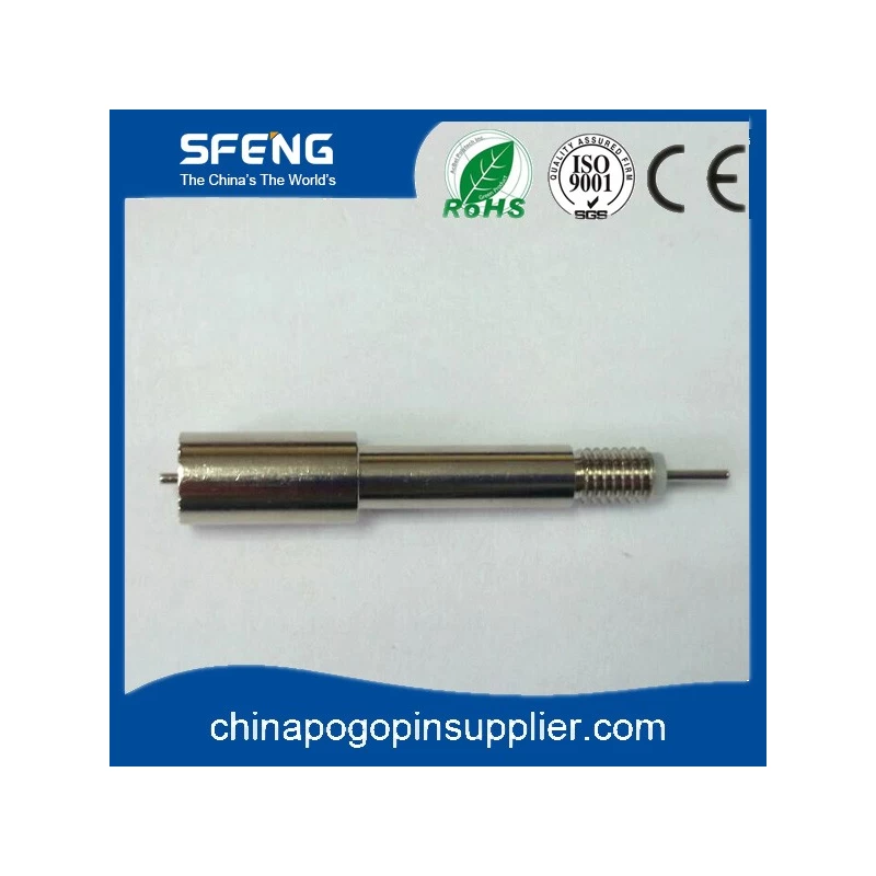 China brass and Ni plated Coaxial pin manufacturer