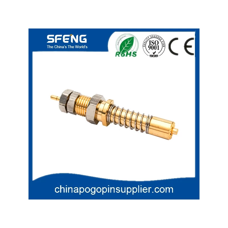 China Gold plated high current probe pin for cell formation manufacturer