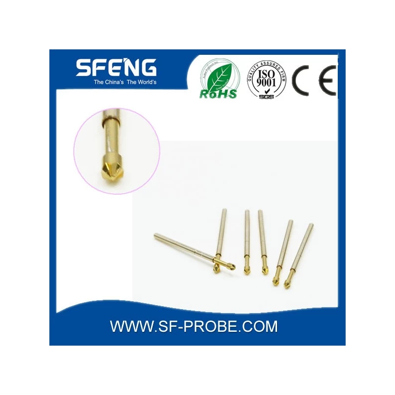 Cina suzhou best price copper AU plated probe pin pogo pin used in testing produttore