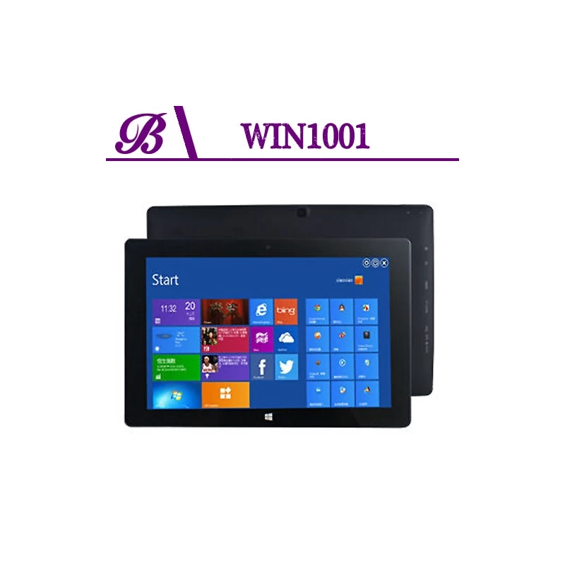 China 10.1-inch Windows tablet 2G  32G 1280 * 800 IPS Front camera 2 million pixels Rear camera 2 million pixels China Windows tablet solution provider Win1001 manufacturer