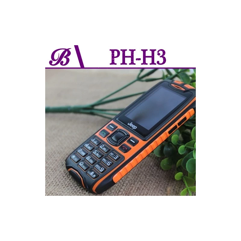China 2 inch 64MB + 64MB Memory 1200 mAh Resolution 240 * 320 Outdoor Rugged Mobile Phone H3 manufacturer