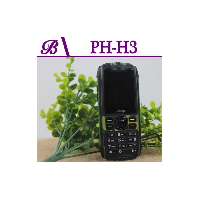China 2 inch battery 1200 mAh resolution 240*320 64MB  64MB memory outdoor rugged phone H3 manufacturer