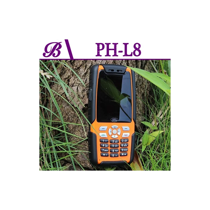 China 2.4 inch 3800mAh resolution 320*240 memory 64MB64MB rugged mobile phone L8 manufacturer