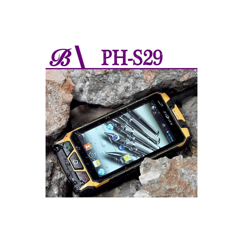 porcelana 2014 4,5 pulgadas 512 4G 854 * 480IPS cámara frontal 2 millones trasera 8 millones 2G 3G soporte walkie-talkie WIFI GPS BT teléfono para exteriores fabricante
