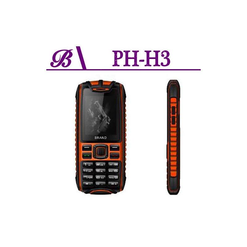 China 2 inch battery 1450 mAh 64MB64MB memory resolution 240*320 rugged mobile phone H2 manufacturer