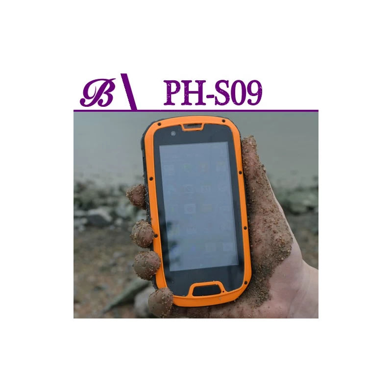China 4.3 inch 1G + 4G 960 × 540 QHD IPS Screen Bluetooth WIFI GPS Quad-core Waterproof Smartphone S09 manufacturer