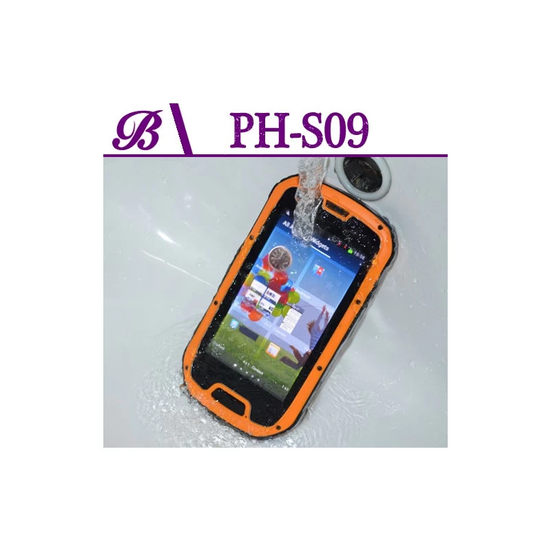 porcelana 4.3inch 960 × 540 + 1G 4G QHD IPS Ayuda de la pantalla WIFI GPS Bluetooth Frente Cámara 0.3M cámara trasera 8.0M Quad Core mejor teléfono impermeable resistente S09 fabricante