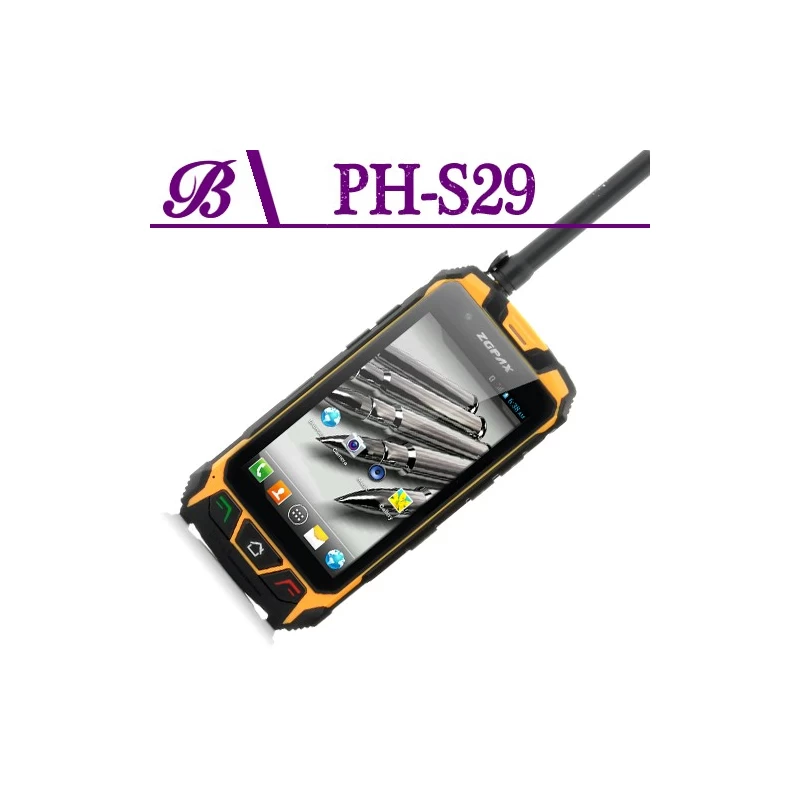 Chiny 4,5 cala 854*480 IPS 5124G obsługuje Bluetooth GPS WIFI przednia kamera 2,0 M tylna kamera 8,0 M wytrzymały telefon komórkowy S29 producent