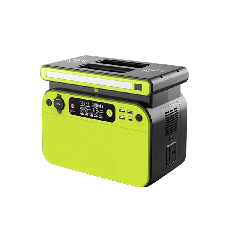 China 500w generator solar charging bank portable power station 518Wh power supply supports wireless/AC/DC/USB/Type-C port manufacturer