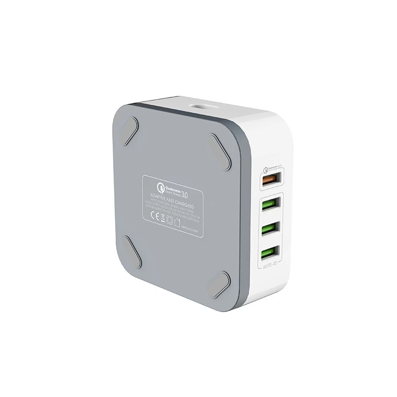 China 8 Port and 6 Safety Protection With Optional 4 Type Plug 110-240V Quick Auto Shiny USB Charger AC-1801 manufacturer