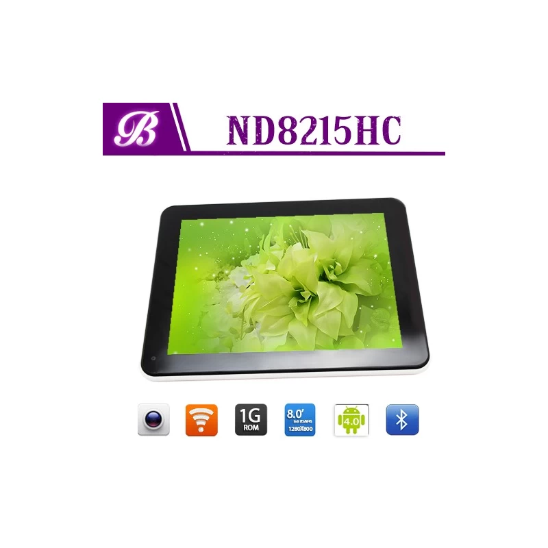 China 8inch 1024*768 HD 1G+16G front 0.3M real 2.0M with wifi gps tablet pc manufacturer
