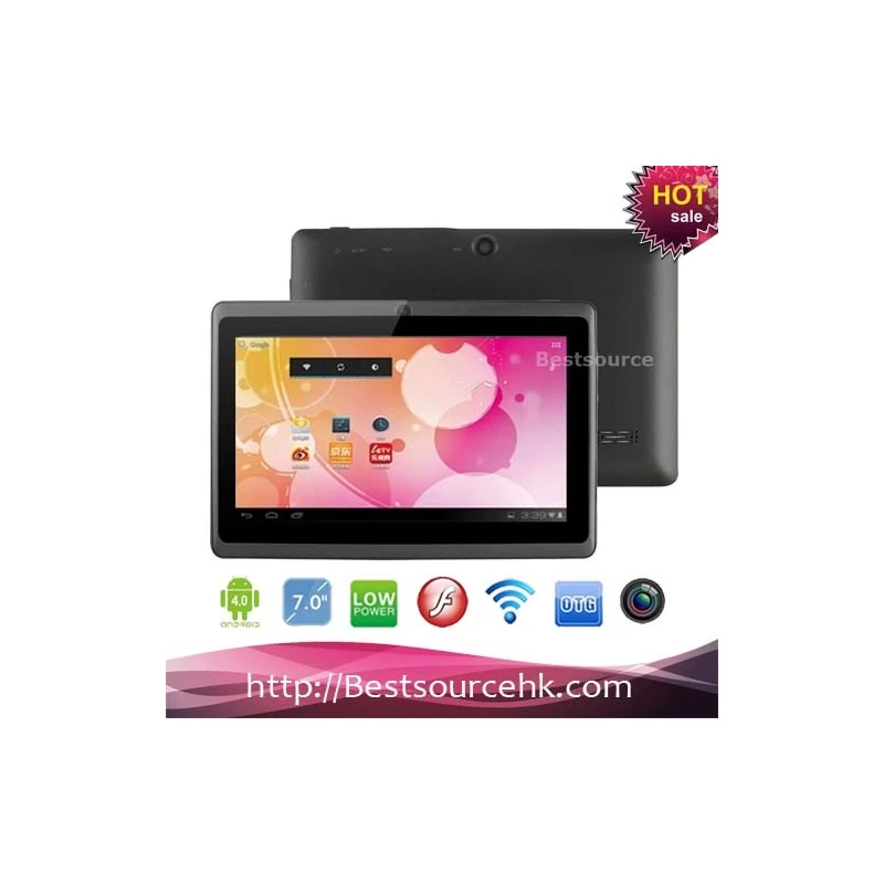 China 7 inch 512MB  4GB 800 * 480 Android 4.0 WiFi tablet manufacturer