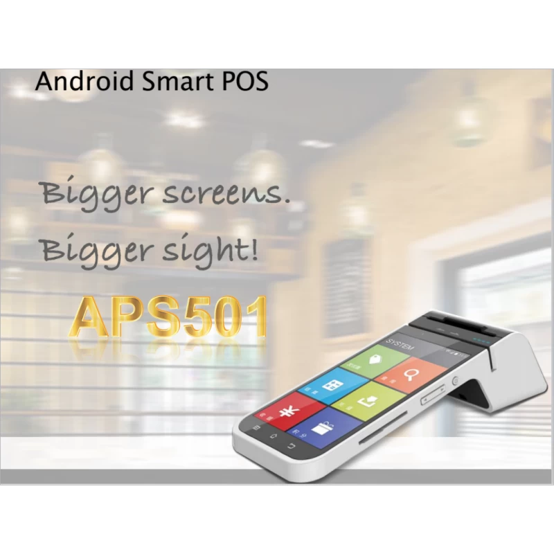 China APS501 5" Ttouch Screen Android Smart POS manufacturer