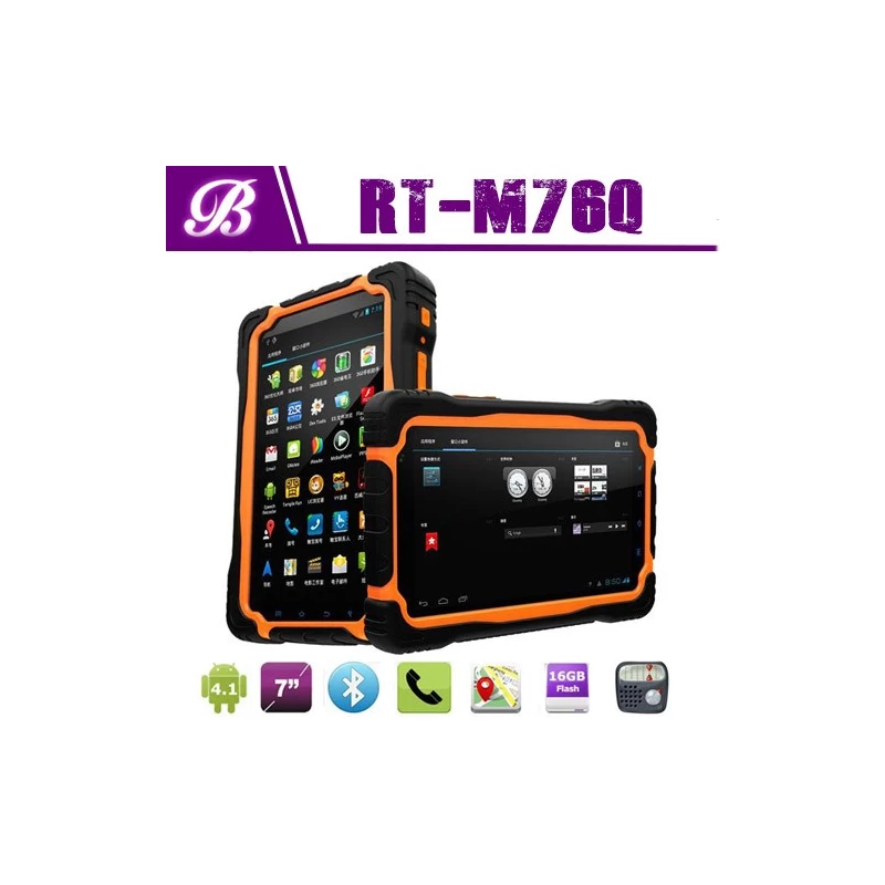 China Android 4.2 NFC rugged tablet PC 7"inch nand flash 16gb Quad Core tablet with GPS 3G 1024*768pixels manufacturer