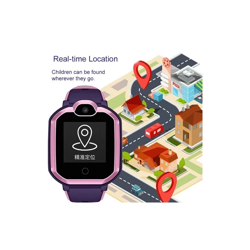 China Child GPS tracker smart baby watch kids smartwatch for children with SIM phone SOS function manufacturer