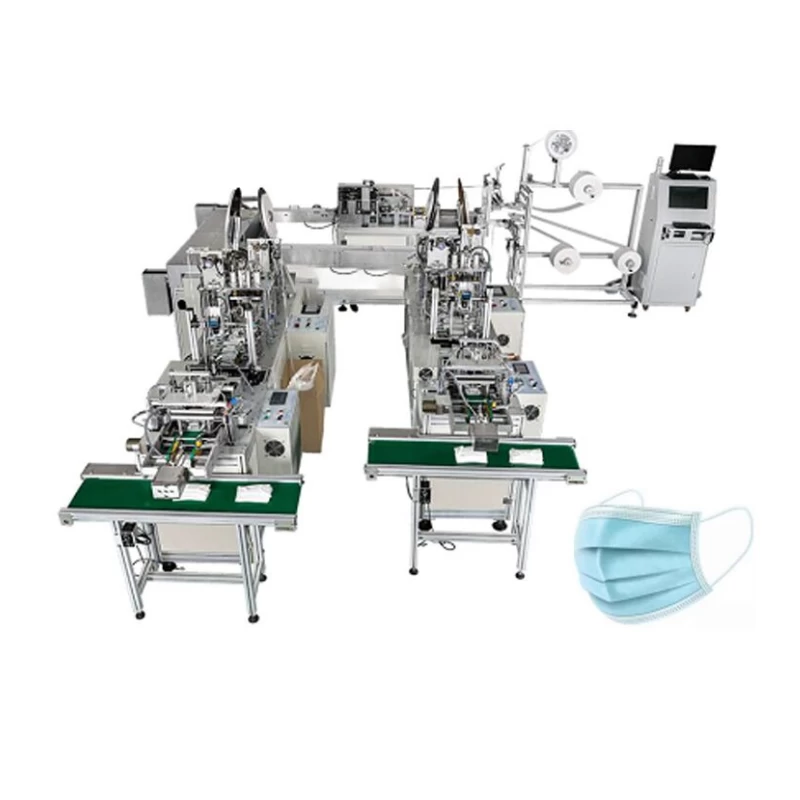 Chiny Maszyna do produkcji masek na twarz W pełni automatyczna linia automatyczna do masek na twarz producent