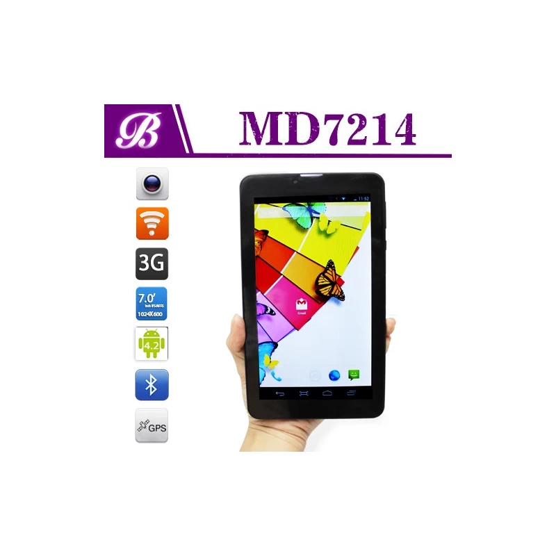 China Hot Sale Products! ! ! MTK8312 Dual Core 1G + 16G 1024 * 600 IPS Battery 2500 mAh 7inch China Tablet PC Developers MD7214 manufacturer