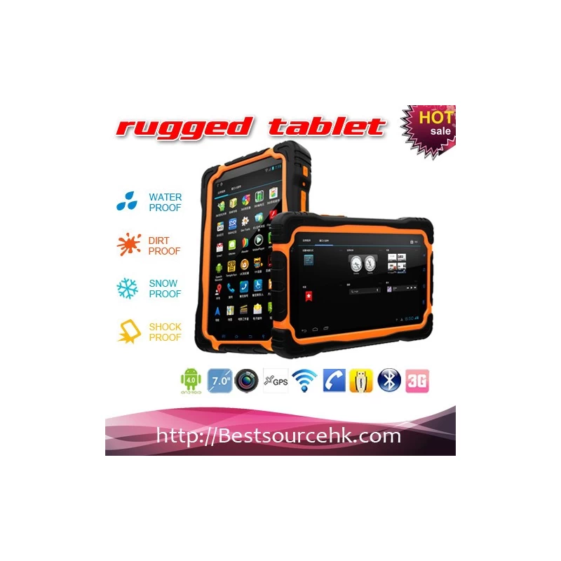 China M76Q  waterproof dustproof shockproof 7inch tablet pc with wifi bluetooth GPS manufacturer