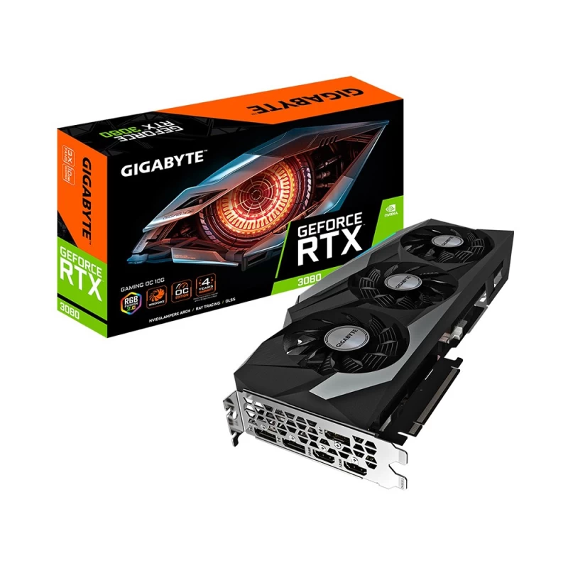 China New arrival Original GIGABYTE  RTX 3080 graphics cards 10GB gaming graphic card manufacturer