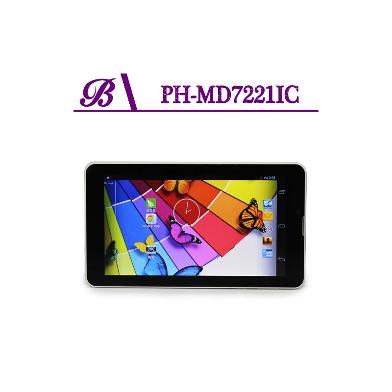 China 7-inch dual-core Bluetooth GPS WIFI NFC 1024 * 600 HD front camera 300,000 pixels rear camera 2 million pixels 3G WIFI Android tablet MD7221IC manufacturer