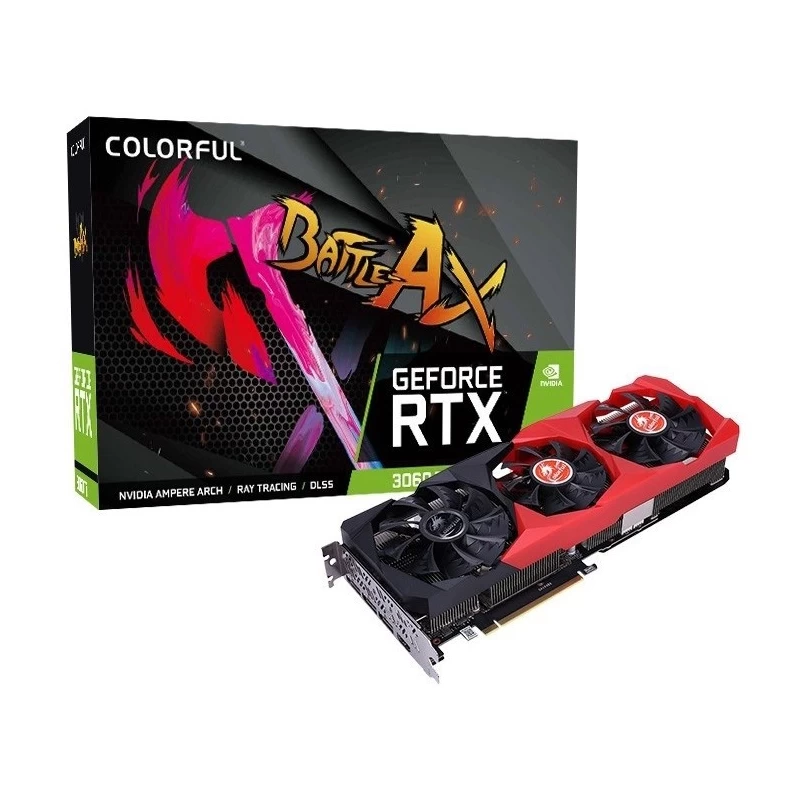 China Color rtx 3060 ti graphics card battle x lhr card for mining and gpu rig stock manufacturer