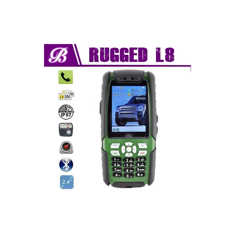China hot sale IP67 waterproof mobile rugged cell phone unlocked manufacturer