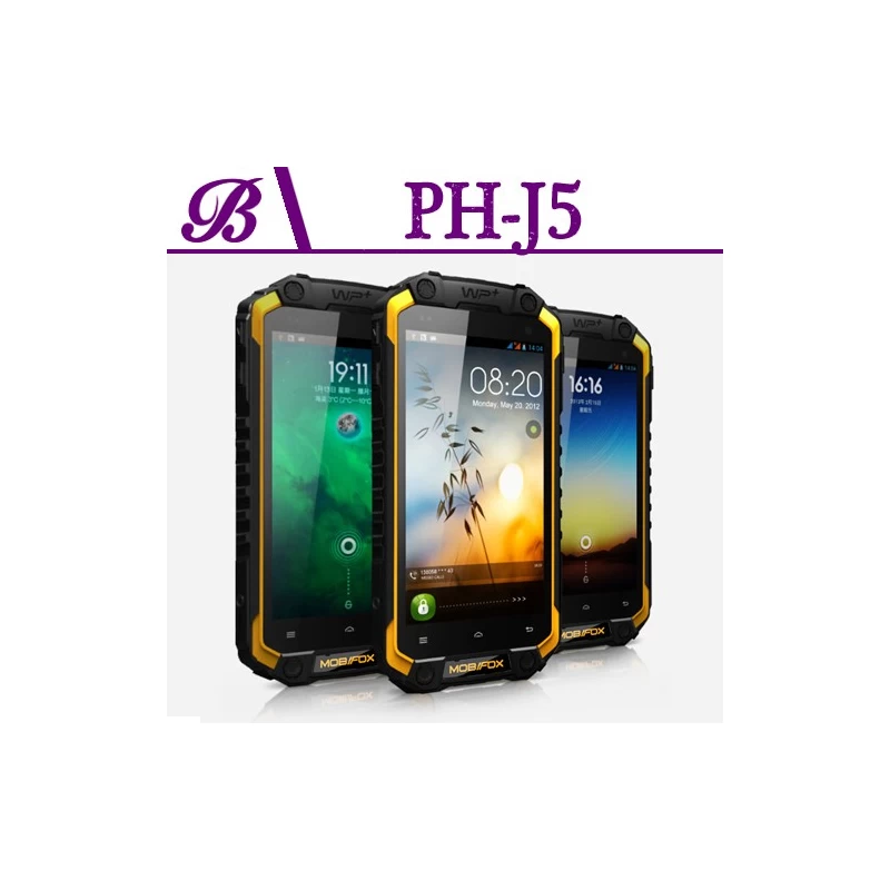 China J5 4.5inch 1G+16G  1280*720 IPS With GPS 3G WIFI Bluetooth Waterpoof Rugged Phone manufacturer