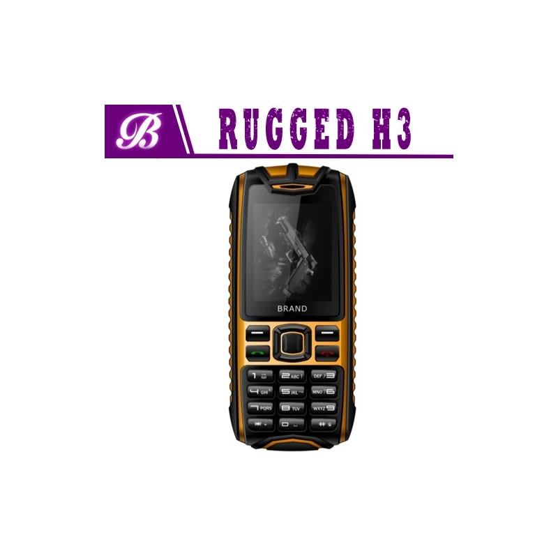 China MTK6260A With 64MB+64MB Rear Camera 0.3M Dual Sim Card Rugged Phone manufacturer